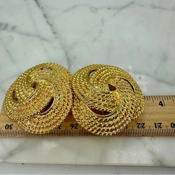 Vintage Paqette Signed Belt Buckle Set Rope Knot Design Dimensional Esta… - Picture 10 of 11